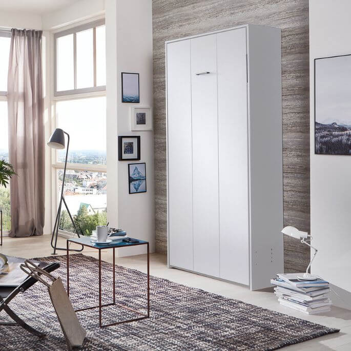 Armoire-lit contemporaine verticale Jawal